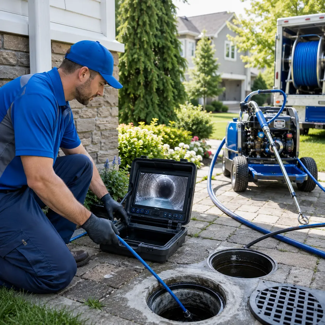 Outdoor drain cleaning professionals serving East Hardwick, VT